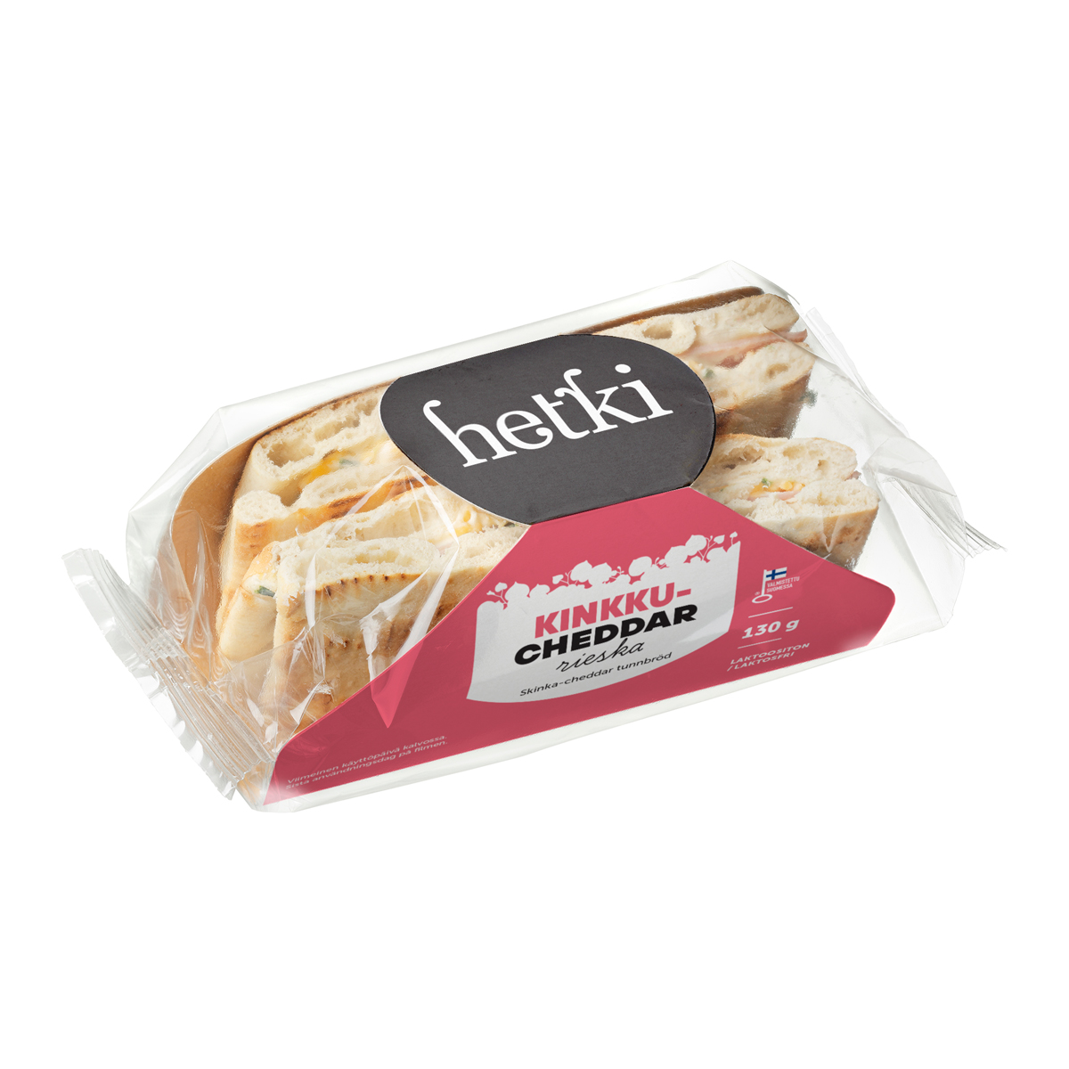 Hetki Rieska Kinkku-cheddar 130g - Hetkessä