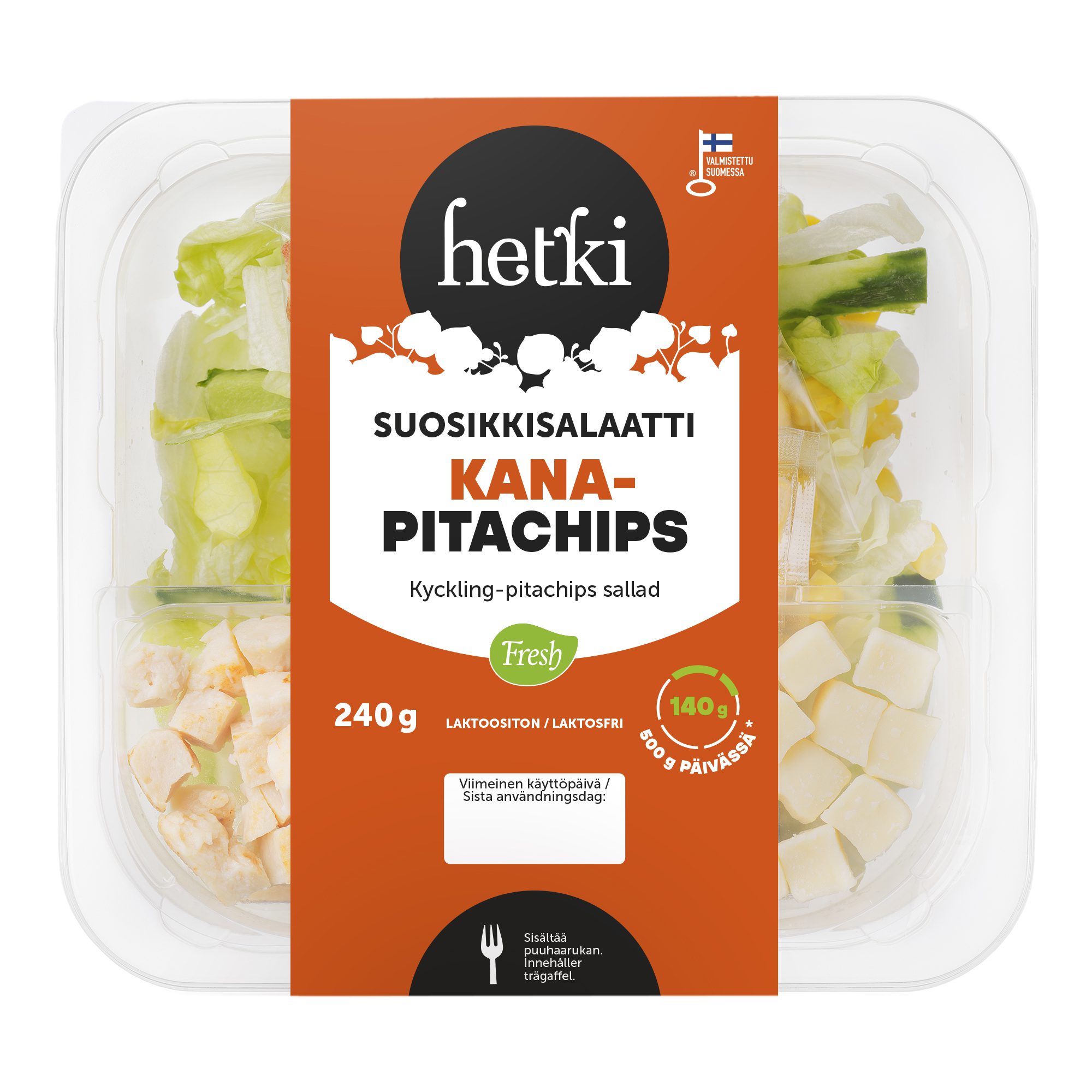 Hetki Kana pitachips Salaatti 240 G Hetkess Hetki Kana pitachips Salaatti 240 G Hetkess