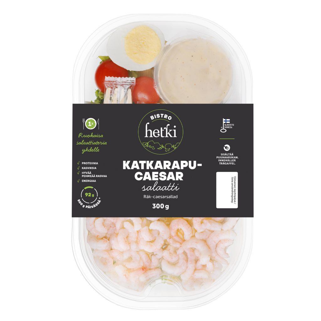 Bistro Hetki katkarapu-caesat